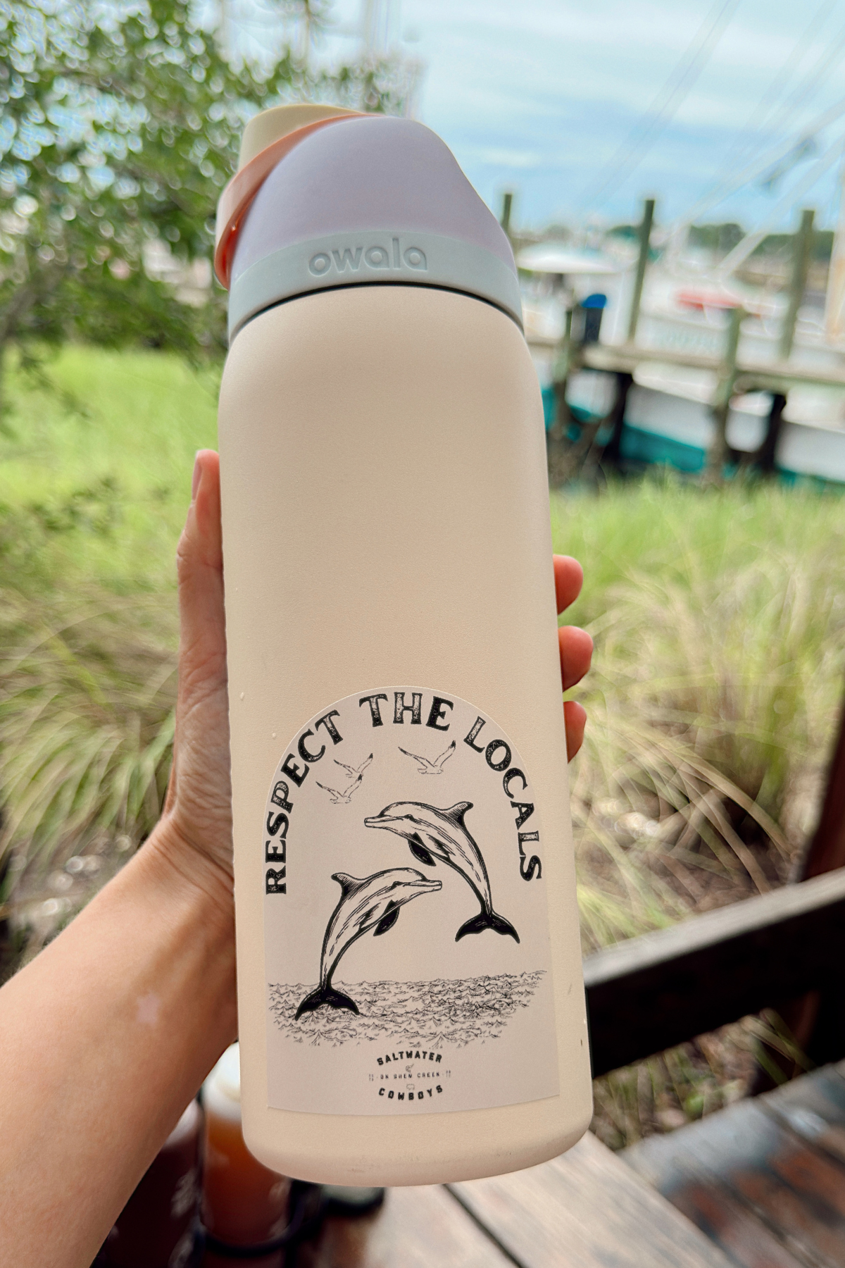 RESPECT THE LOCALS STICKER