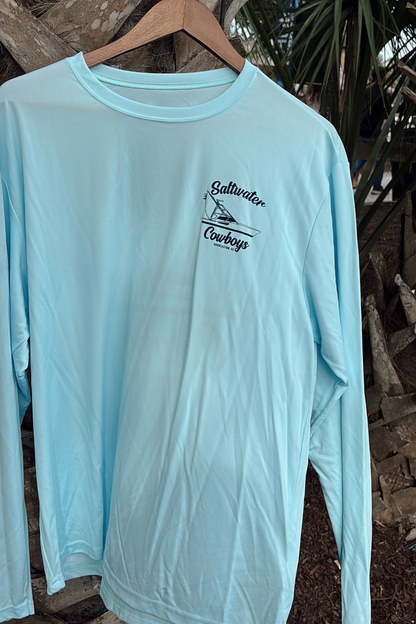 SWC BOAT LONG SLEEVE TEE - BLUE