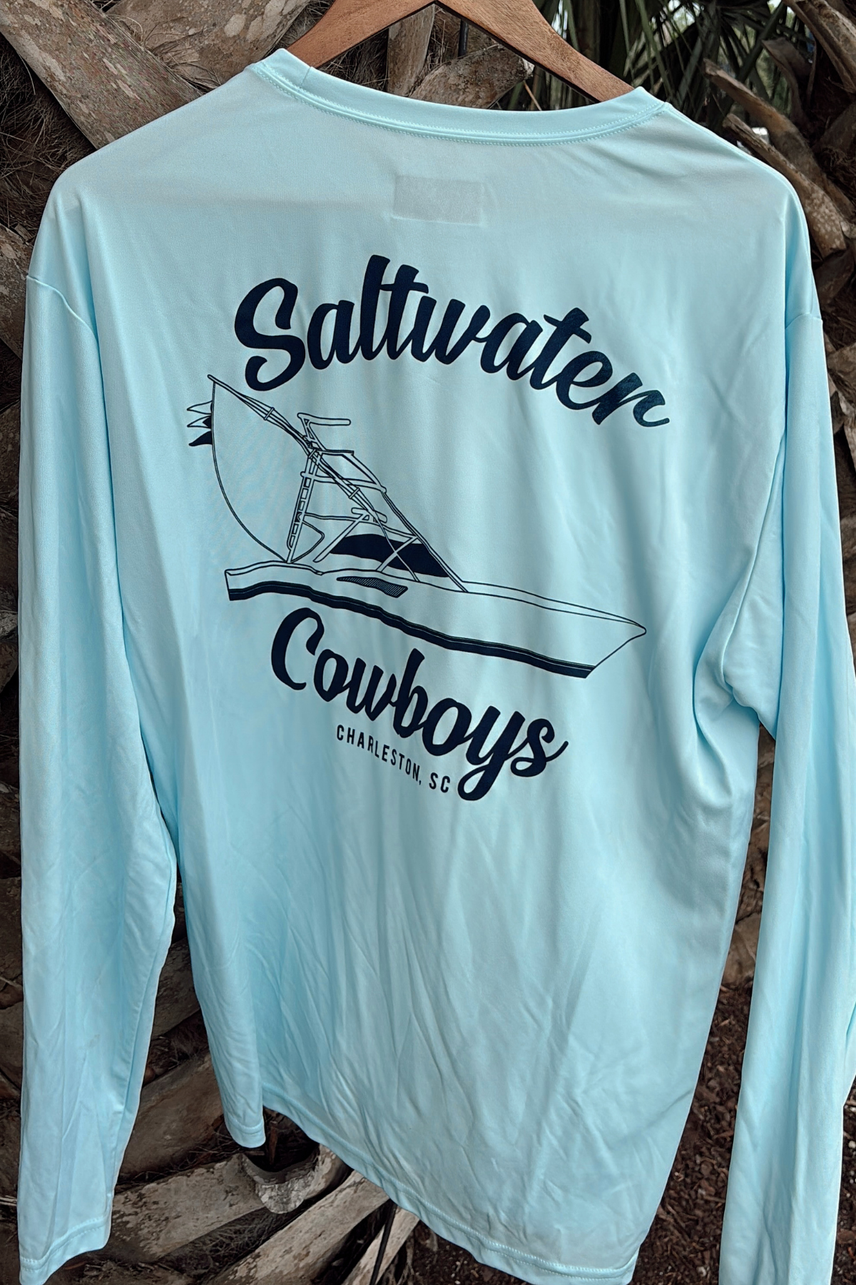 SWC BOAT LONG SLEEVE TEE - BLUE