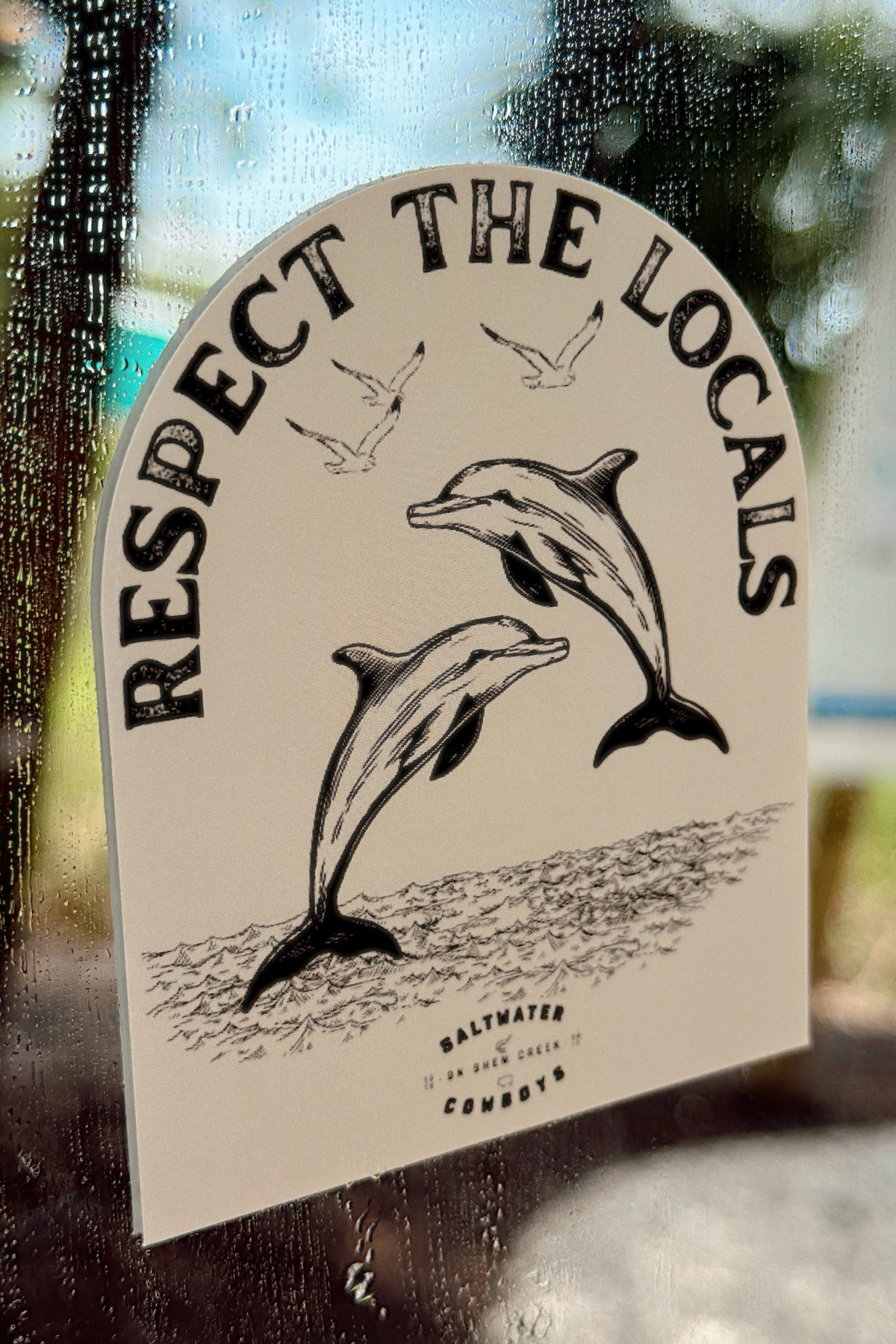 RESPECT THE LOCALS STICKER
