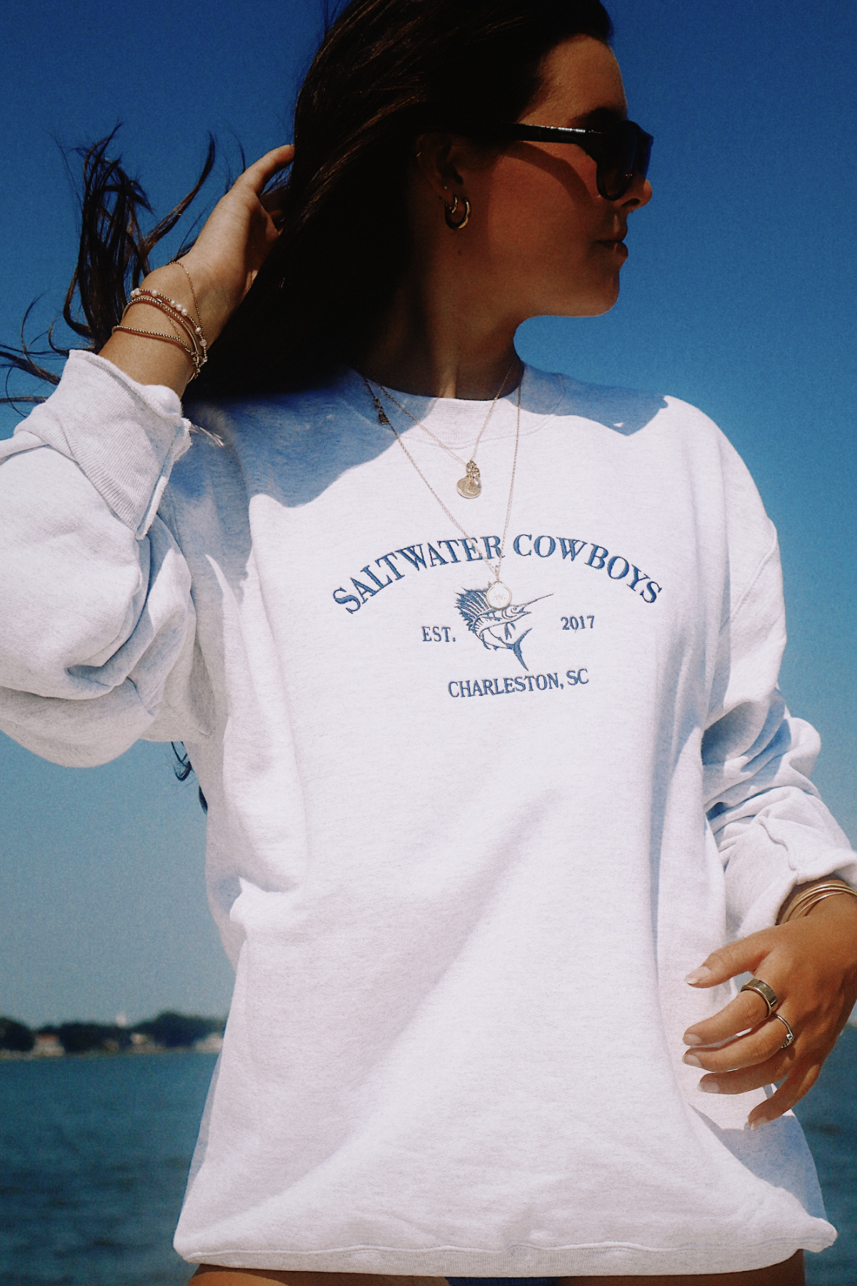 SALTWATER CREWNECK SWEATSHIRT