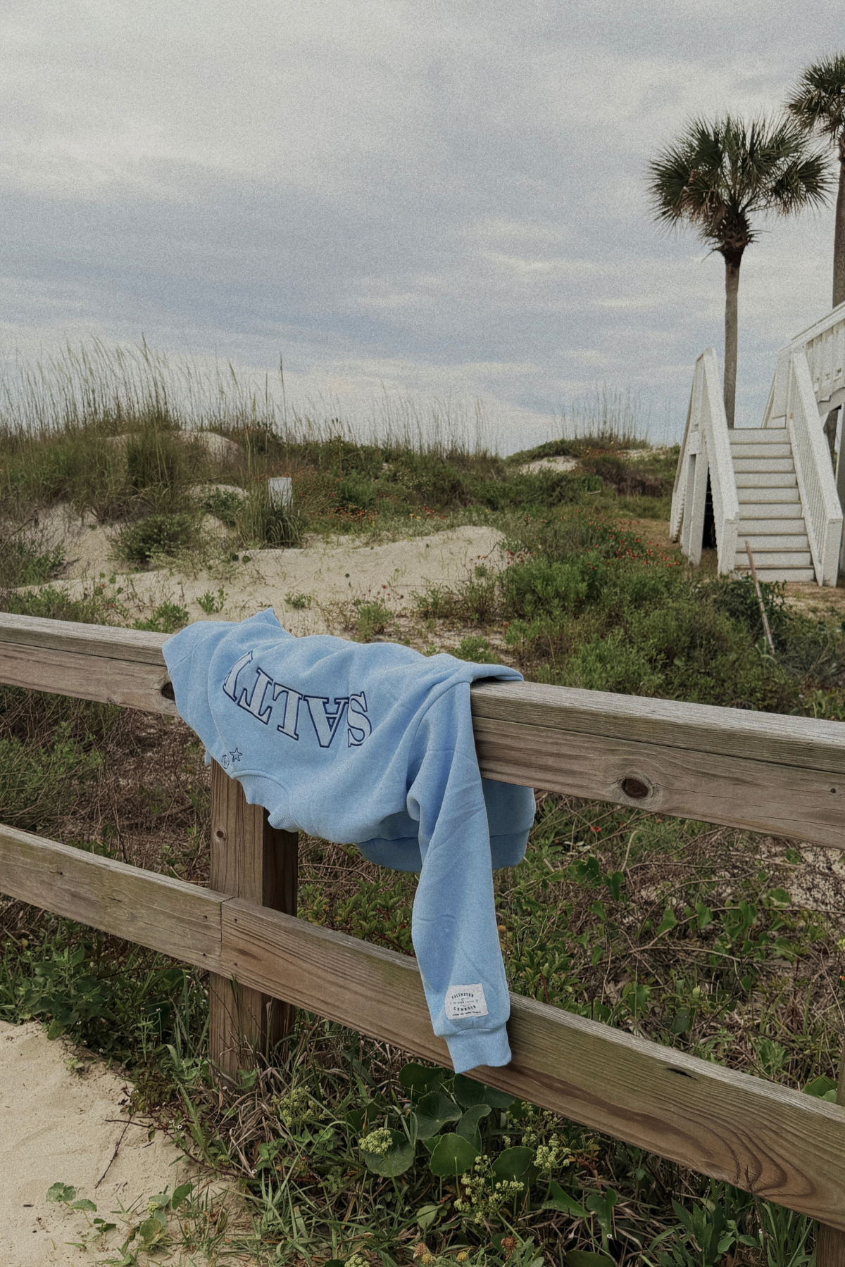 Sky Salty Mockneck