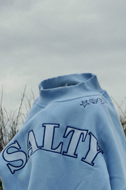 Sky Salty Mockneck