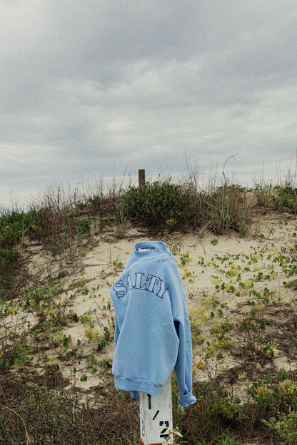 Sky Salty Mockneck